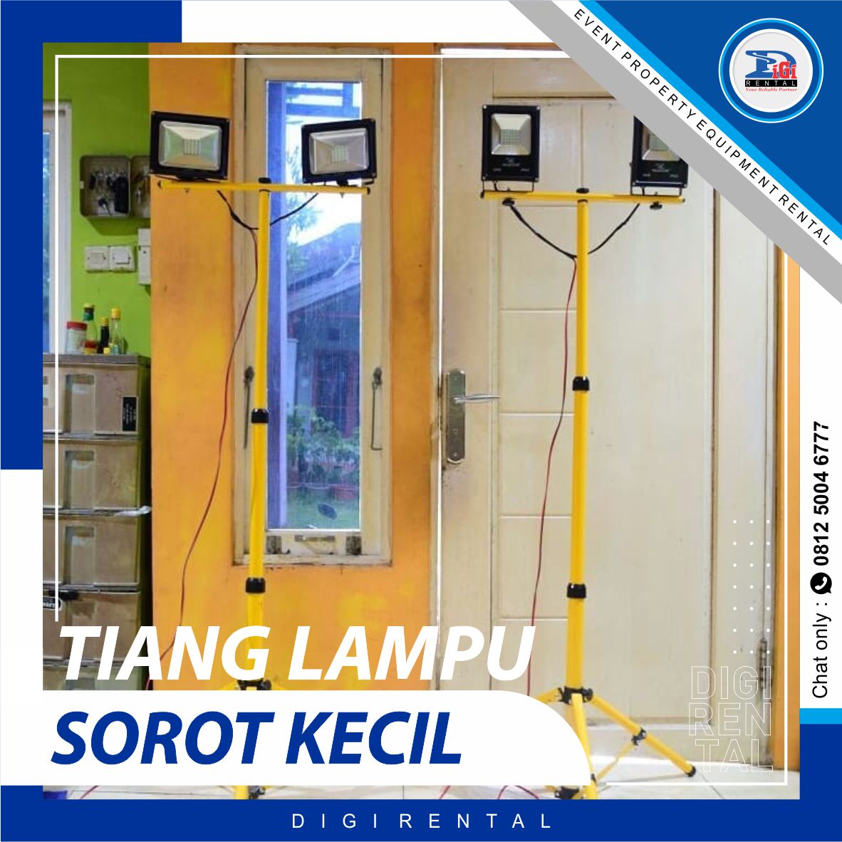 Foto Tiang Lampu Sorot