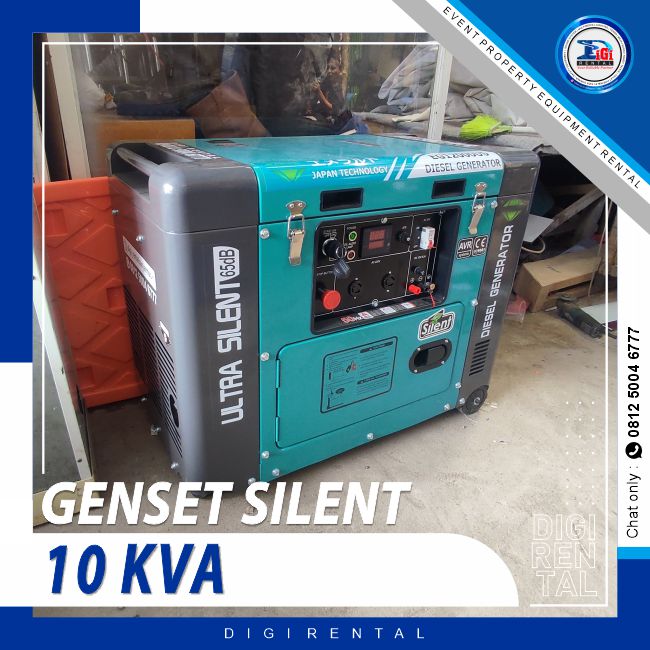 Foto Genset Silent 10 KVA