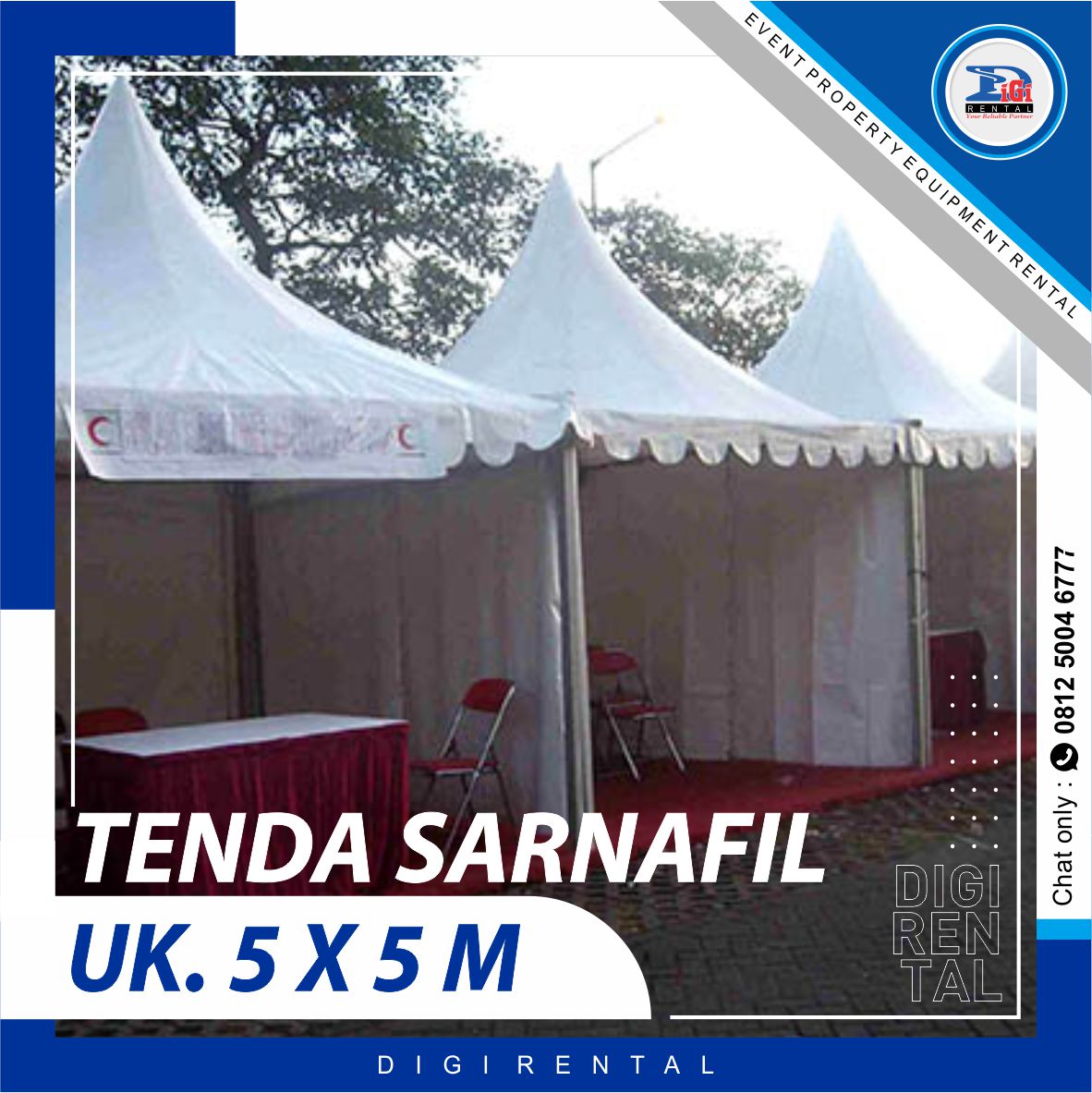 Foto Tenda Kerucut 5x5