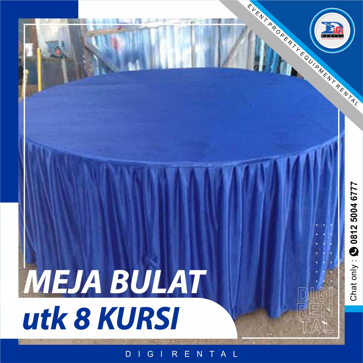 Foto Meja bulat Kayu
