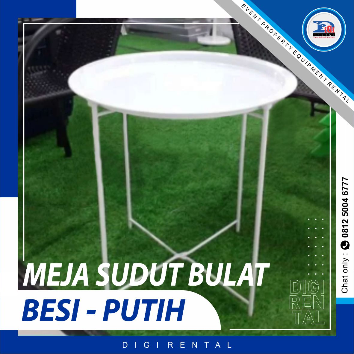 Foto Meja Sudut Bulat
