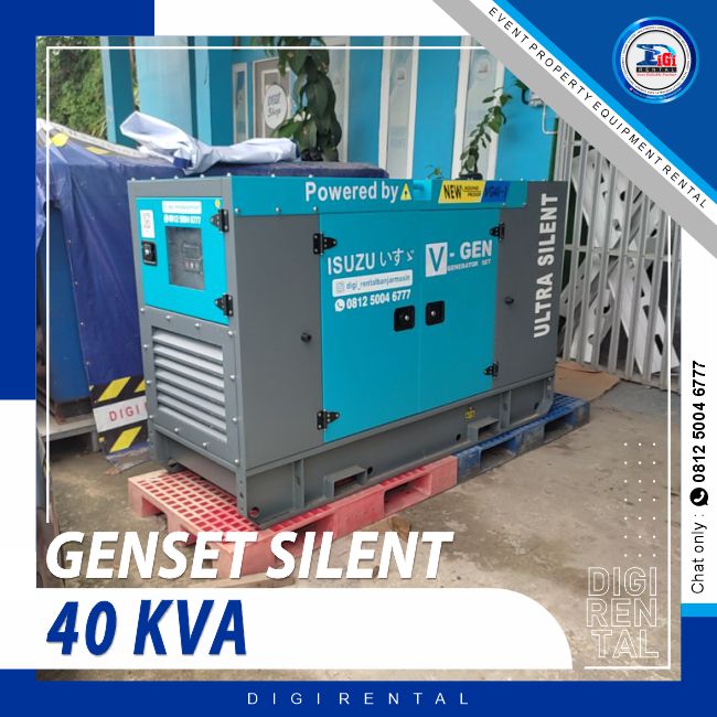 Foto Genset Silent 40 KVA